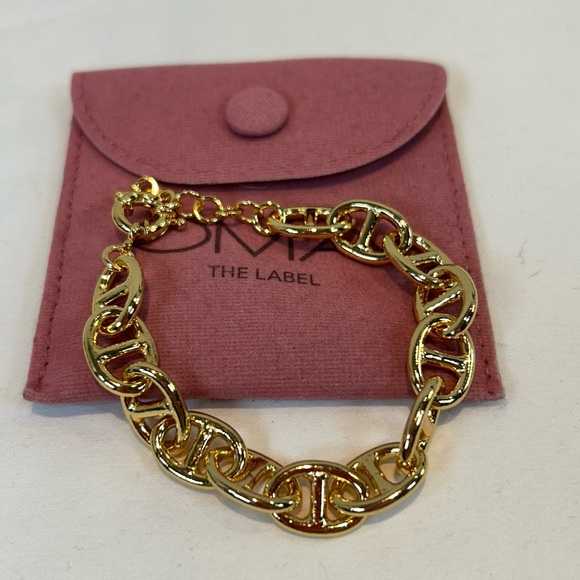 OMA the Label NWT The Abuja Gold Link Bracelet - Picture 2 of 8